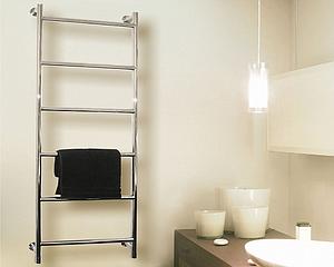 Vogue Vivid Integral Valve Towel Radiator Dual Fuel - Chrome 1100X500