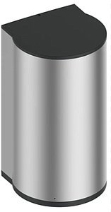 Keuco Plan Touchless Sanitiser Dispenser Silver Anodized / Dark Grey