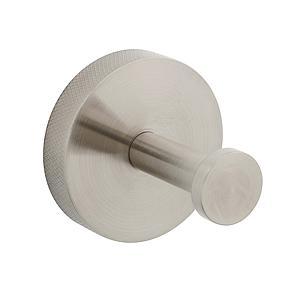 Vado Spa Knurled Robe Hook Brushed Nickel
