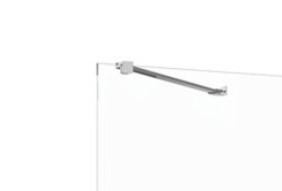 Crosswater Gallery Angled Brace Bar Brushed Steel