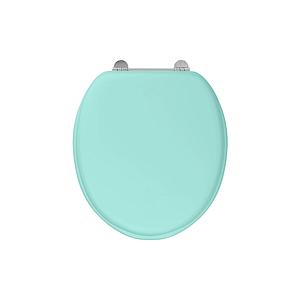 Burlington Bespoke Cosmic Green Seat With Chrome Hinges