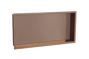 Just Taps Shower Niche 600 X 300mm Brushed Bronze