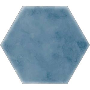 Scandinavian Cyan Hexagon Tiles - Solid