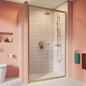 Crosswater Clear 6 Slider Single 1100 Brushed Brass