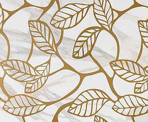 European Tiles Borghini Gold Leaf Glossy 45X120