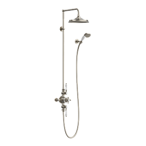 Burlington Avon Exposed Shower Valve 2 Outlet Brushed Nickel