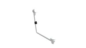 Vado Bath Filler Waste & Overflow Matt White