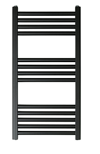 Just Taps Vos Radiator Matt Black 800 X 400