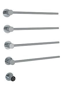 Just Taps Onyx Electric Towel Radiator 520 Chrome