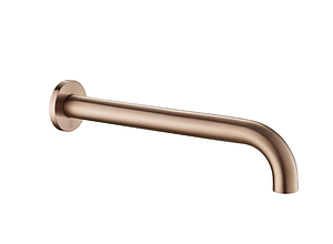 Just Taps Single Headshower Brushed Bronze