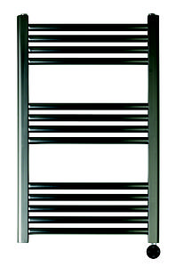 Just Taps Vos 800x500mm Electric Tower Radiator With Thermostat Heating Element