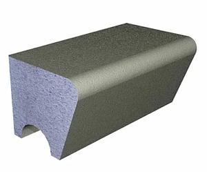 Abacus Elements BSPK Length Elipse Seat 1200mm (by standard width and depth)