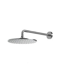 TOTO Overhead Shower 300mm Round Aerial Pulse Rainhead With Wall Arm Chrome