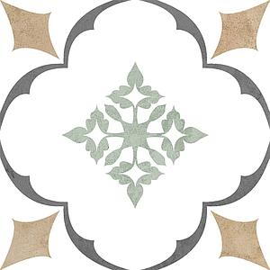 Cosmopolitan Berlin Pattered Porcelain Matt Wall & Floor Tile 15x15cm