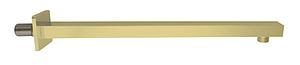Bedgebury Square Shower Arm - Brushed Brass