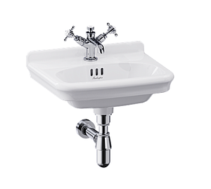 Burlington Guild Cloakroom Basin 450mm 1th White