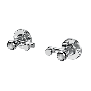 Burlington Mirror Fixing Chrome (one Pair)