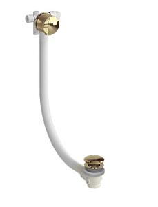 Burlington Overflow Bath Filler Ext Cc Waste Gold