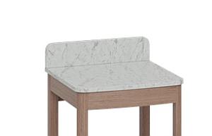 Burlington Guild Vanity Top 560mm With Upstand Cararra