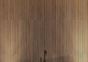 European Tiles Ottoman 1000 x 333 Fluted Wood Effect