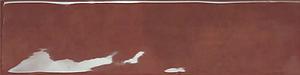 European Tiles Earth Wine Gloss Wall & Floor Tile 7.5x30cm