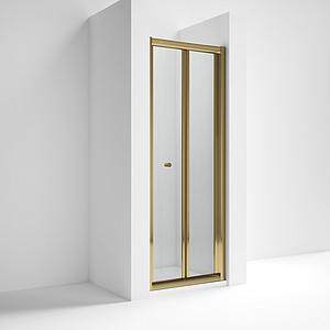 Nuie 800 Bi-fold Door Brushed Brass