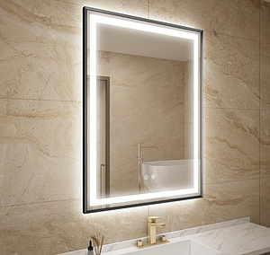 Faeber Noir Frame 600x750 Led Mirror - Sample