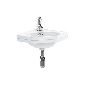 Burlington Corner Basin 1th 430 X 430 Gloss White