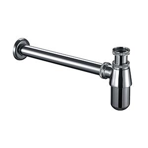 Burlington Round Bottom Basin Bottle Trap Chrome