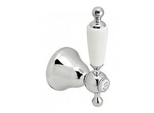 Vado Kensington Single Wall Mounted Stop Valve 12'' With Hot And Cold Indices Chrome