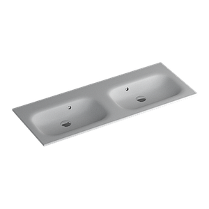 Faeber Silkstone Pearl 1200mm Double Basin Matt