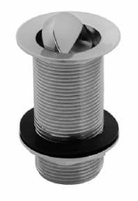 Crosswater Basin Flip Top Waste Unslotted Chrome