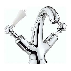 Crosswater Belgravia Traditional Lever Tall Monobloc Basin with Waste Chrome