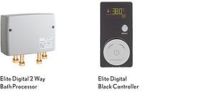 Crosswater Digital Elite Bath Pro Black Controller