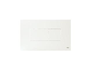 Oli Karisma Pneumatic Dual Flush Plate White RT