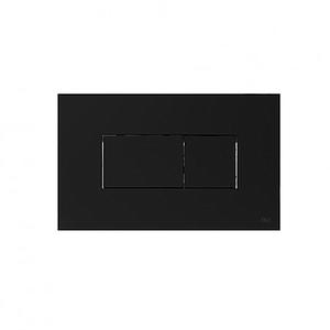 Oli Karisma Pneumatic Dual Flush Plate Matt Black RT
