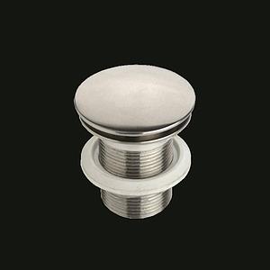 Just Taps Inox Free Flow Basin Waste Slotted