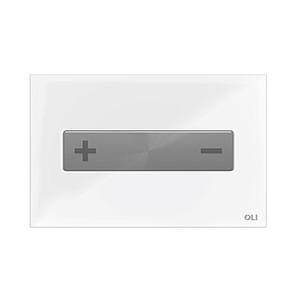 Oli Oceania Mechanical Glass White Satin Chrome Inox Button TD