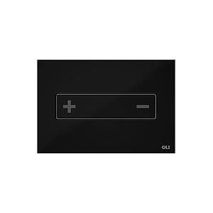 Oli Oceania Black Glass Pneumatic Flush Plate RT