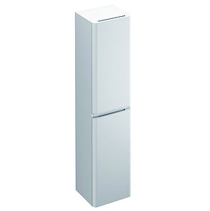 Pura Flite Tall Storage Cabinet 1700mm White Gloss