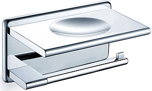 Eau Bobo Stylish Modern Cloakroom Toilet Paper Roll Holder &amp; Soap Bar Holder - SALE