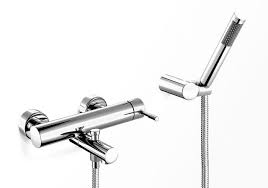 Eau New Trend Exposed Designer Chrome Plated Wall Mounted Bath Shower Mixer - SALE