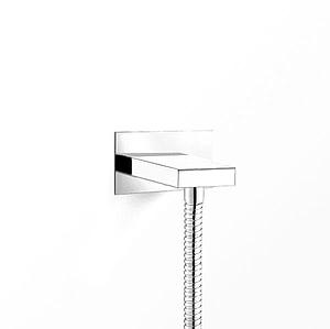 Eau Ice Square Solid Brass Chrome Plated Bathroom Wall Union Outlet for Hose - SALE