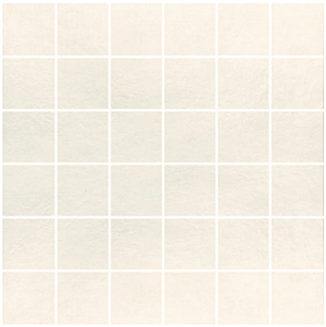 European Tiles Metropolitan White 30X30Cm Mosaic Textured Porcelain Tile