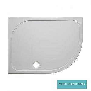 Crosswater Offset Quadrant Shower Tray 800 x 1000 Right Hand 45mm