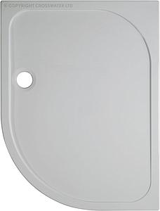 Crosswater Offset Quadrant Shower Tray 800x1200 Rh 45mm