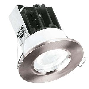 Aurora Aurora 240v M10 Led Alum Ip65 Fixed 10w Dimmable 600lm Fire Dl 4000k