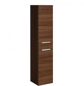 Crosswater Bauhaus Design 2 Door Bathroom Tower Unit 350 x 1630mm Walnut