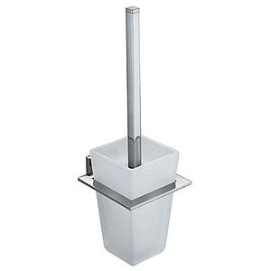 Vado Level Toilet Brush And Holder Wall Mounted Chrome Plated